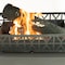 Deko Living 36 Inch Rectangular Outdoor Steel Wood Burning Fireplace with Log Storage COB10511 - alternate 3